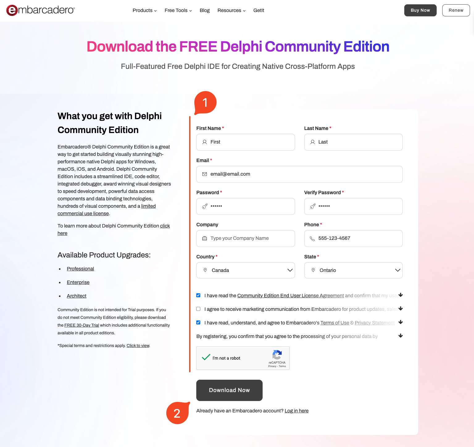 Delphi Community Edition Download